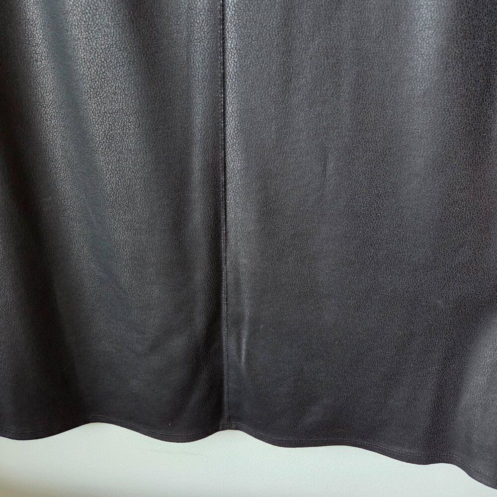 EUC LIKE NEW KAREN KANE BLACK LEATHER LIKE MAXI SKIRT SIZE SMALL - Picture 8 of 16